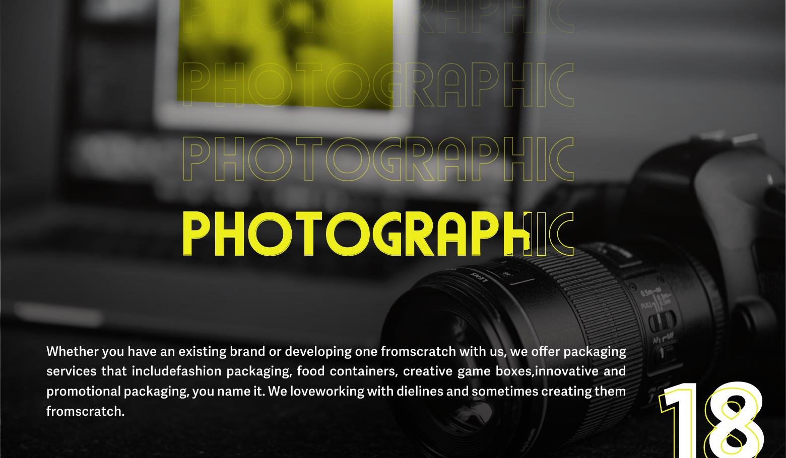 Photography equipment from the BASH company profile