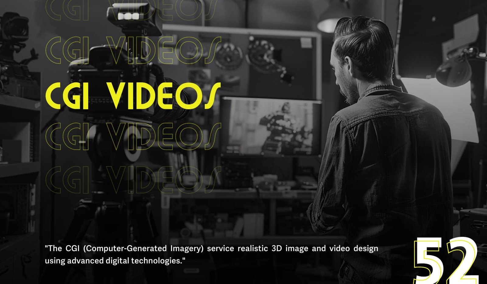 CGI video production workspace from the BASH company profile