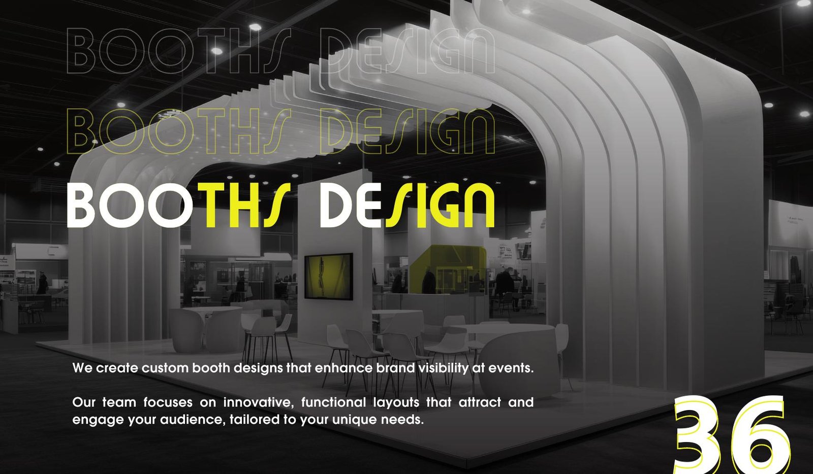 Exhibition booth design from the BASH company profile